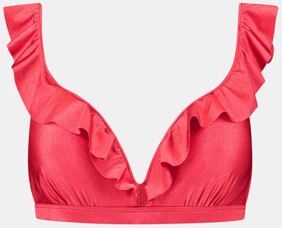 Beachlife 106D - Red Shine Padded Wired Top Bikini Top Dames Rood - 42D