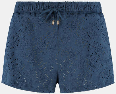 Beachlife 801A - Green Shimmer Shorts Korte Broek Dames Blauw - L