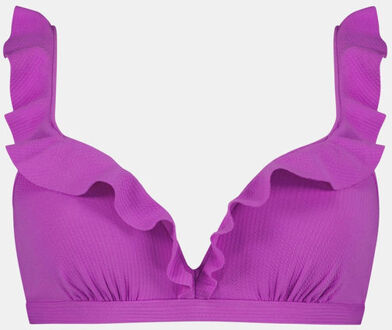 Beachlife Purple Flash Padded Wired Bikini Top Paars - 42D