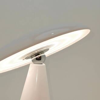 Beacon LED tafellamp Kinoko, wit, IP44, hoogte 27 cm