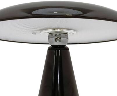 Beacon LED tafellamp Kinoko, zwart, IP44, hoogte 27 cm