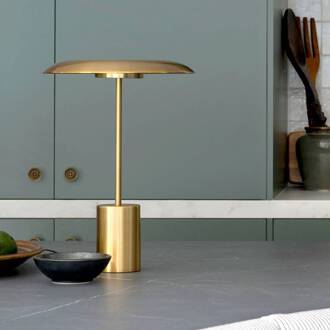 Beacon LED tafellamp Smith bronskleurig metalen USB-poort brons antiek