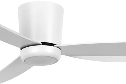 Beacon plafondventilator met lichtarray wit 137 cm stil