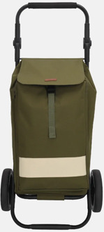 Beagles boodschappentrolley olijfgroen - No Size