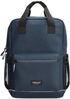 Beagles Originals laptop laptop rugzak Waterproof 15,6" blue Blauw - H 40 x B 37 x D 10,5 cm