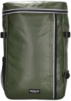 Beagles Originals Tokyo Tarp Rugtas L Waterproof 15.6" olijfgroen - H 49 x B 32 x D 16 cm