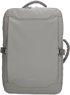 Beagles Shikoku Backpack light grey weekendtas handbagage Grijs - H 48 x B 32 x D 18 cm