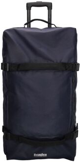 Beagles Travel Originals Duffle bluereistas met wielen Blauw - H 76 x B 36 x D 34 cm