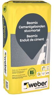 Beamix Weber Beamix Cementgebonden Stucmortel 20kg