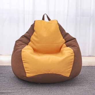 Bean Bag Bed Met Filler Luie Sofa Voor Volwassen Camping Slaapbank Wasbaar Zitzak Stoel Slaapkamer Tatami Draagbare Lounger seat boon zak 60X70cm S4