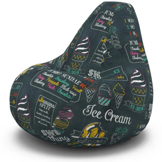 Bean bag, Puffberi, jacquard, ayskrim, chair armchair sofa sofas puff