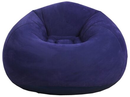Bean Bag Stoel Fauteuil Opblaasbare Luie Sofa Woonkamer Couch Ultra Zachte Wasbare Outdoor Comfortabele Slaapkamer Home Decoratie blauw A