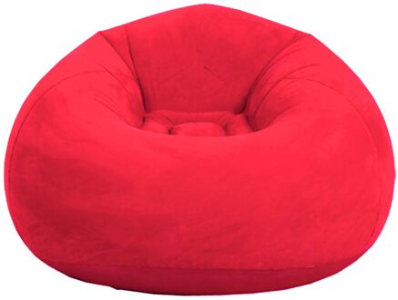 Bean Bag Stoel Fauteuil Opblaasbare Luie Sofa Woonkamer Couch Ultra Zachte Wasbare Outdoor Comfortabele Slaapkamer Home Decoratie rood A