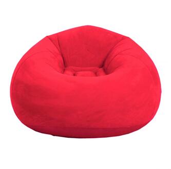 Bean Bag Stoel Fauteuil Opblaasbare Luie Sofa Woonkamer Couch Ultra Zachte Wasbare Outdoor Comfortabele Slaapkamer Home Decoratie rood B