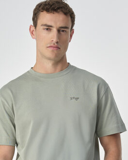 Bean t-shirt met korte mouwen Groen - L