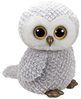 Beanie Boo XL knuffel uil Owlette - 42 cm Wit