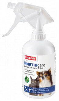 Beaphar dimethicare spray hond / kat immobiliseert vlooien en teken 500 ml