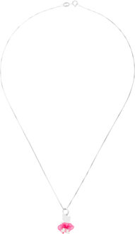 'Bear Bow' Kinder 925 Sterling Zilveren Ketting met Hanger - Zilver ZH-7132