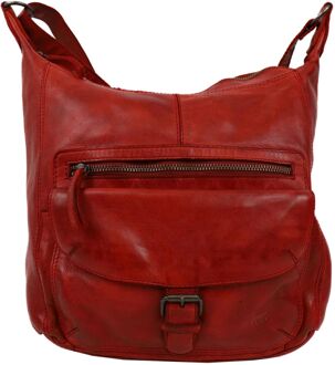 Bear Design Anna Leren Schoudertas - Rood