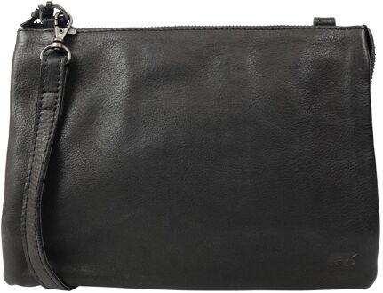 Bear Design Bea Leren Schoudertas - Zwart