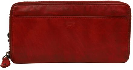 Bear Design Cow Lavato Wallet CL15882 red dames portemonnee Rood - H 10 x B 19.5 x D 2 cm