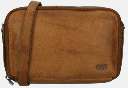Bear Design crossbody tas cognac