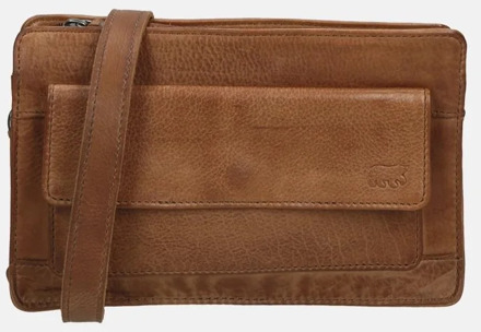 Bear Design crossbody tas cognac