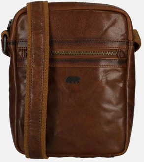 Bear Design crossbody tas cognac
