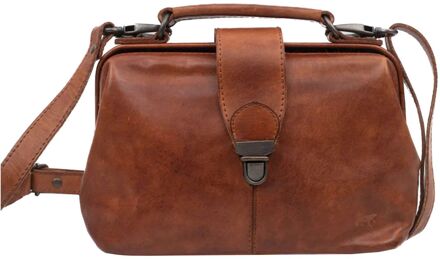 Bear Design crossbody tas S cognac