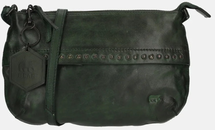 Bear Design crossbody tas studs green Groen - No Size