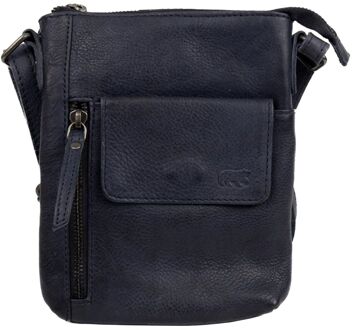Bear Design Davida Crossbody navy blue schoudertas dames Blauw - H 21 x B 17 x D 2 cm