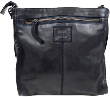 Bear Design Davitha Shoulderbag blue schoudertas dames Blauw - H 22.5 x B 22.5 x D 6 cm