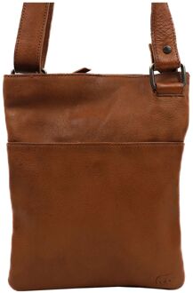 Bear Design Dorus Shoulderbag cognac schoudertas dames - H 25 x B 20 x D 3 cm