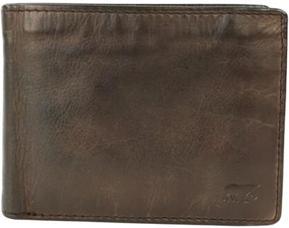 Bear Design Jim Billfold Wallet brown dames portemonnee Bruin - H 9 x B 11 x D 2 cm