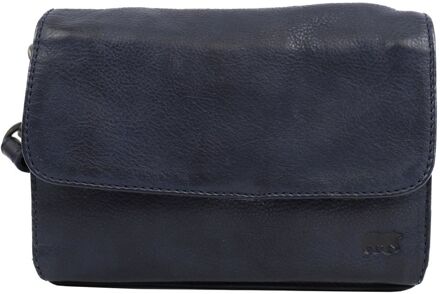 Bear Design Joelle Shoulderbag navy blue damestas Blauw - H 14 x B 20 x D 6 cm