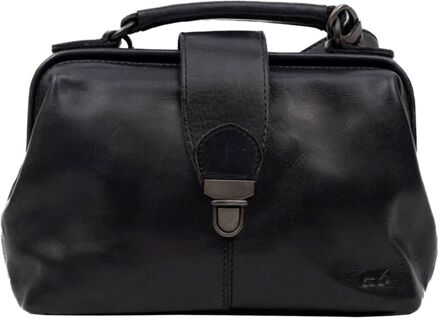 Bear Design Julia Doctor's Bag black handtas dames Zwart - H 17 x B 26 x D 10 cm