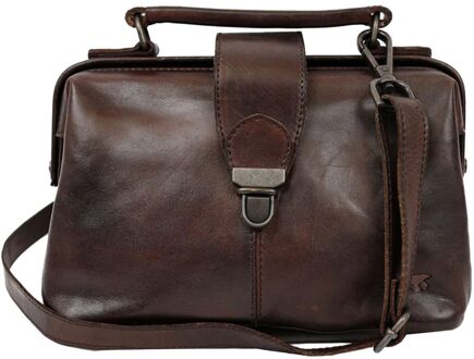 Bear Design Julia Doctor's Bag brown handtas dames Bruin - H 17 x B 26 x D 10 cm