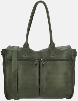 Bear Design laptop shopper 15 inch green Groen