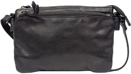 Bear Design Maithe Shoulderbag black damestas Zwart - H 13 x B 21 x D 3 cm
