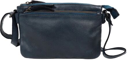 Bear Design Maithe Shoulderbag blue damestas Blauw - H 13 x B 21 x D 3 cm