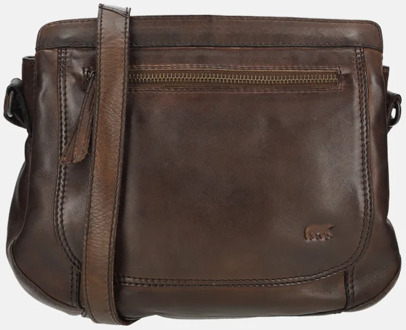 Bear Design Miley crossbody tas donkerbruin
