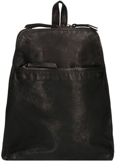 Bear Design Rugzak Cow Lavato Leer - zwart