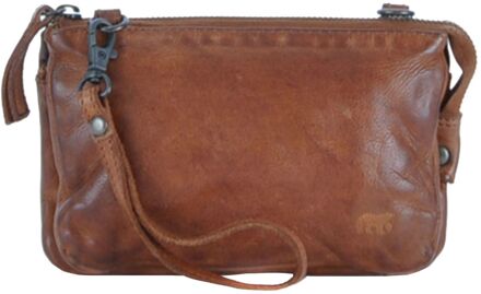 Bear Design Umi 2 Leren Schoudertas / Clutch - Cognac