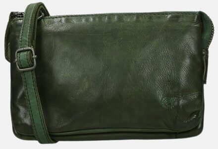 Bear Design Umi 2 Leren Schoudertas / Clutch - Groen