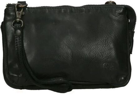 Bear Design Umi 2 Leren Schoudertas / Clutch - Zwart