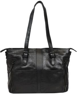 Bear Design Vlotta Shoulderbag black schoudertas dames Zwart - H 26 x B 46 x D 12 cm
