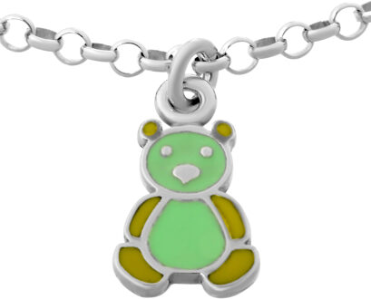 'Bear' Kinderarmband van 925 Zilver - Zilver ZA-7140
