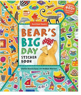 Bear's Big Day Sticker Book - Barefoot Sticker Book - Stella Blackstone