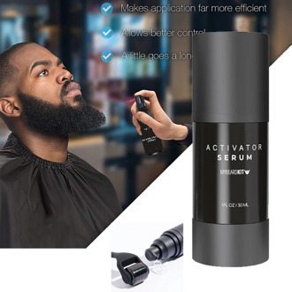 Beard Growth Oil Activator Serum Balm for Patchy Facial Hair Regrowth and Thickness Perfect Gift for Bearded Men 100% Organic