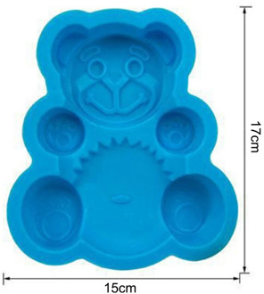 Bears Shaped Cake Mold Fondant Mould Chocolate Molds Cake Decoration Tools Pastry Silicone Baking Tool